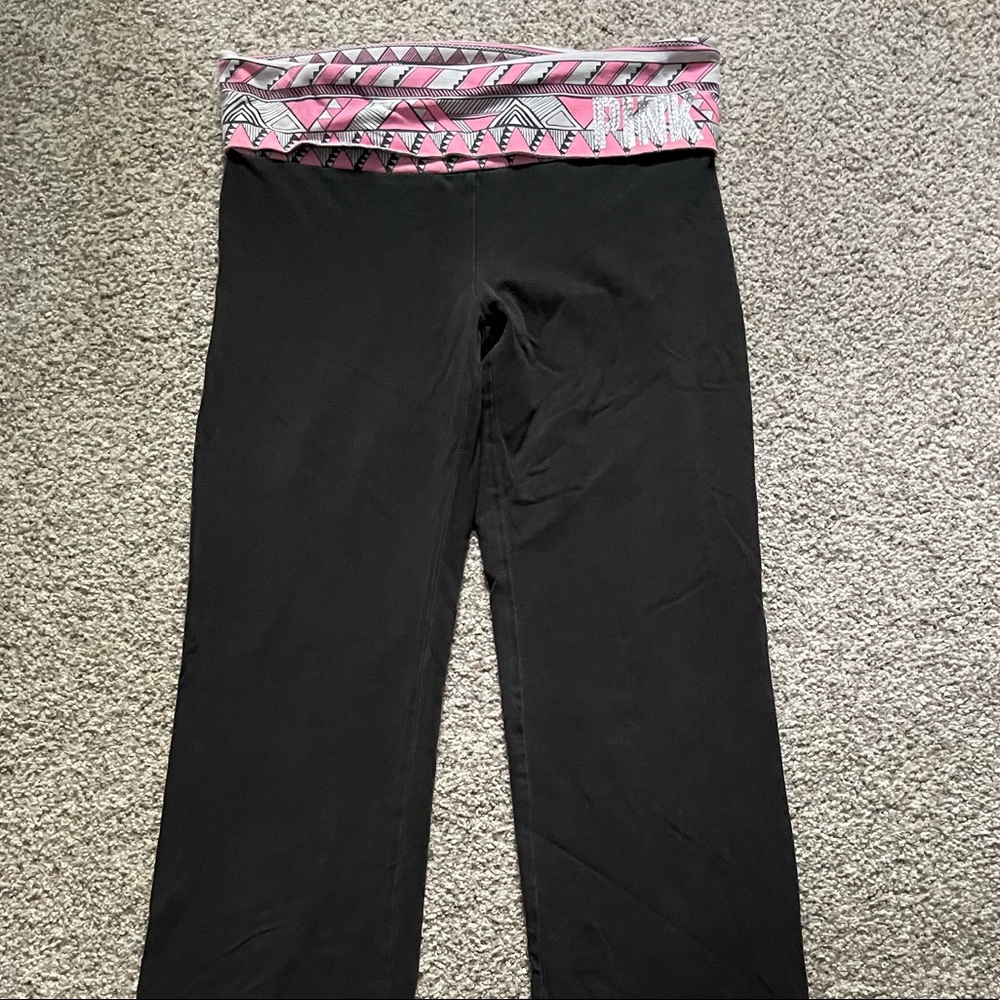 PINK victorias secrets bling yoga pants petite